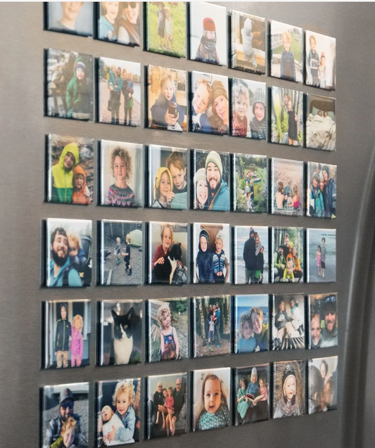 Custom Photo Magnets – 9‑Piece Set