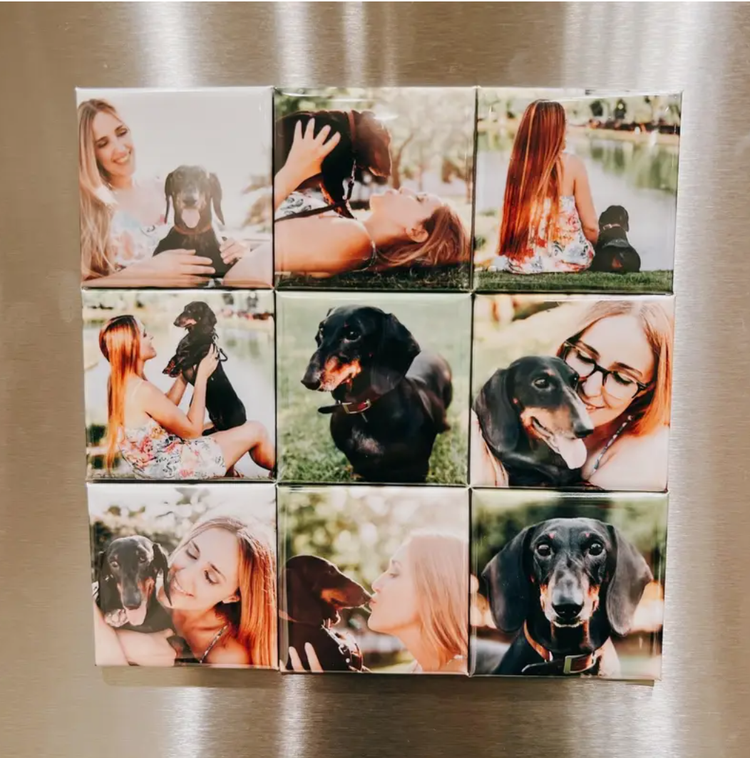 Custom Photo Magnets – 9‑Piece Set